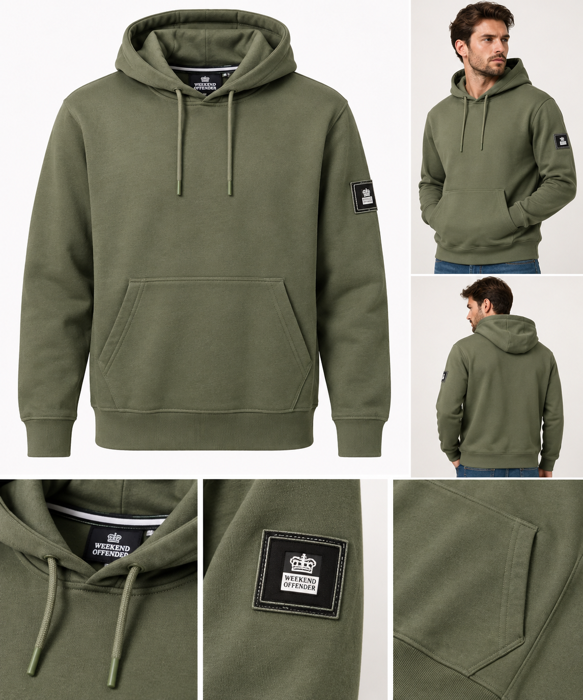 Felpa Weekend Offender Uomo con Cappuccio (Copia)