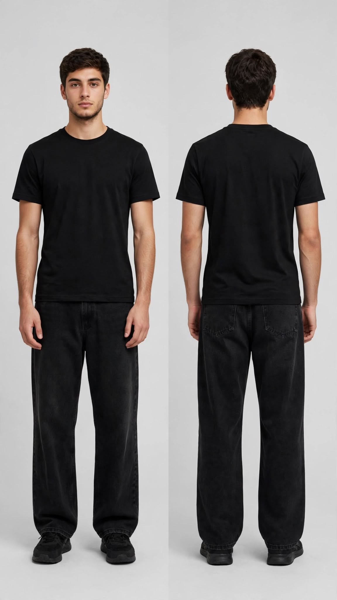 Jeans uomo Pont modello Cleveland in denim nero