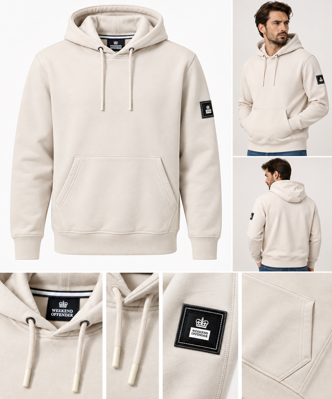 Felpa Weekend Offender Uomo con Cappuccio (Copia)