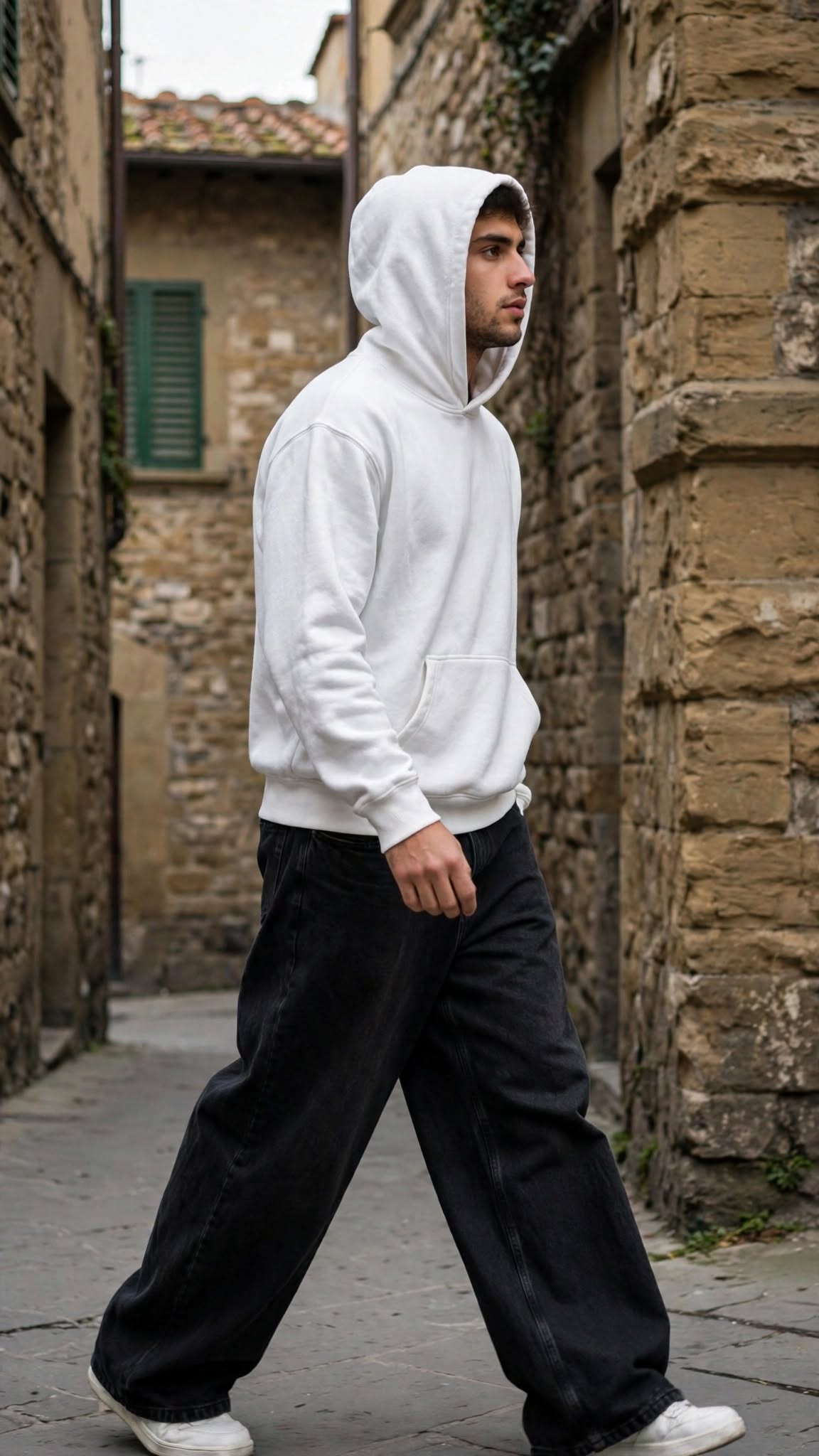 Jeans uomo Pont modello Cleveland in denim nero