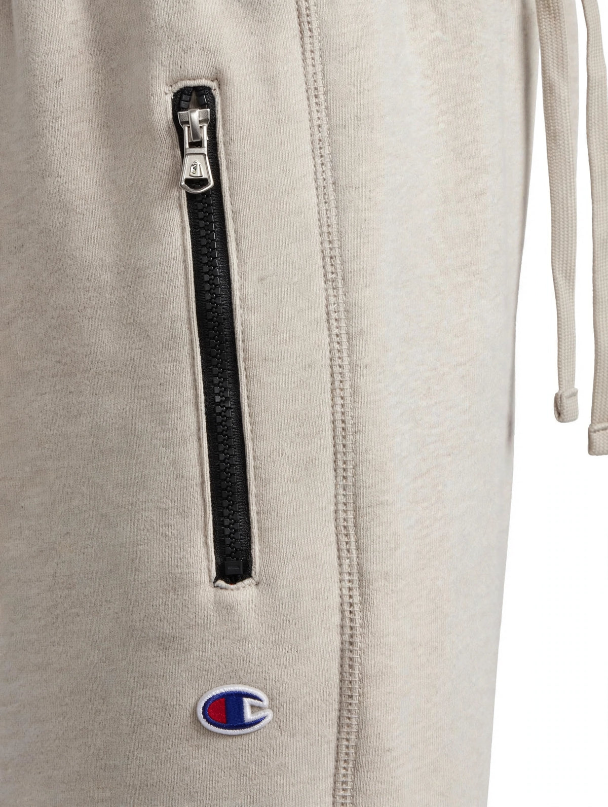 Pantalone tuta Champion felpato con polsino alla caviglia e zip  alle  tasche