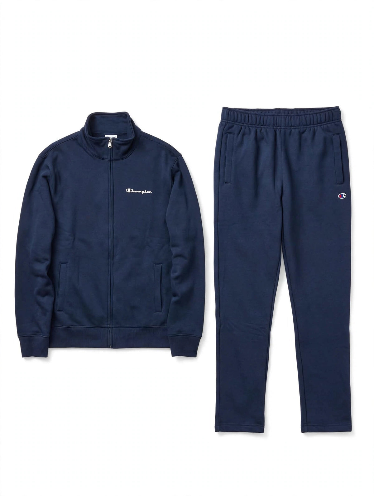 Completo Tuta Uomo Champion Full Zip - 4 Colori - Pantalone Jogger con Polsino - 59,00 euro